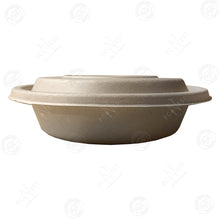 Load image into Gallery viewer, Bagasse Eco Bowl Wide Wide w/ Lid (900ml)