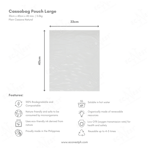 Cassabag Multi-Use Pouch Plain / No Print