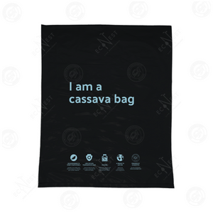 Cassabag Pouch "I am cassava bag" Print