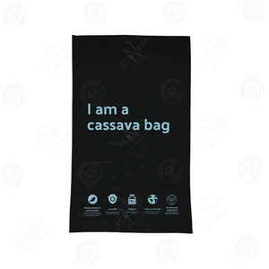 Cassabag Pouch "I am cassava bag" Print