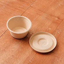 Load image into Gallery viewer, Bagasse Eco Sauce Cup w/ Lid (55ml)