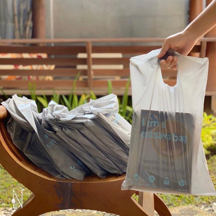 Eco Bag - non-plastic bag made of cassava (set of 10) | Shopee Philippines