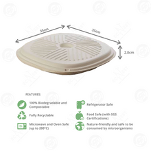 Load image into Gallery viewer, Bagasse Eco Pizza Box 12&quot;